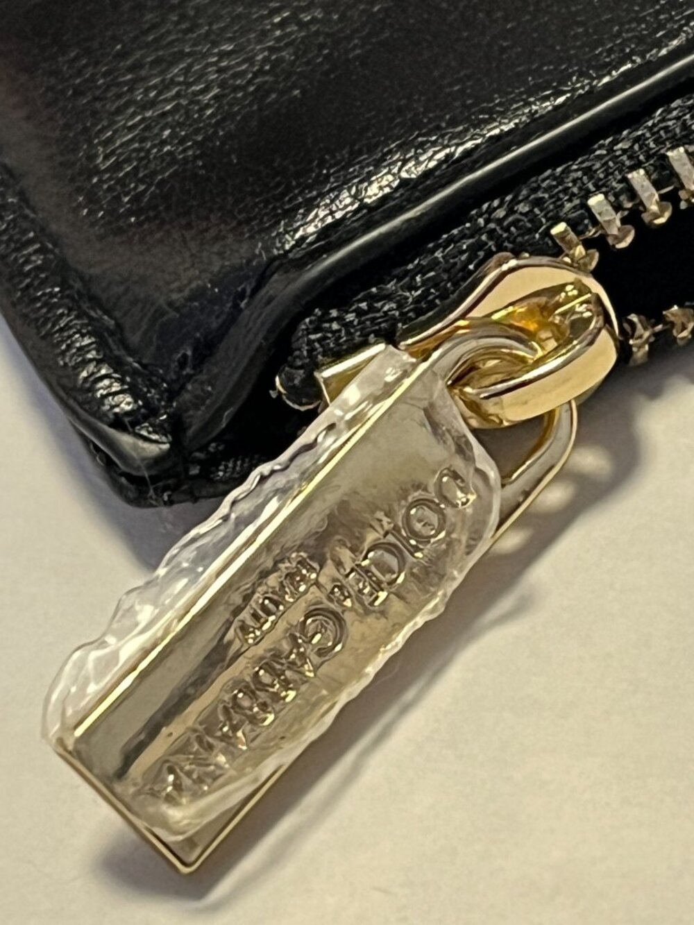 Dolce & Gabbana Beauty Black Leather Pouch Wallet Purse - Picture 5 of 5